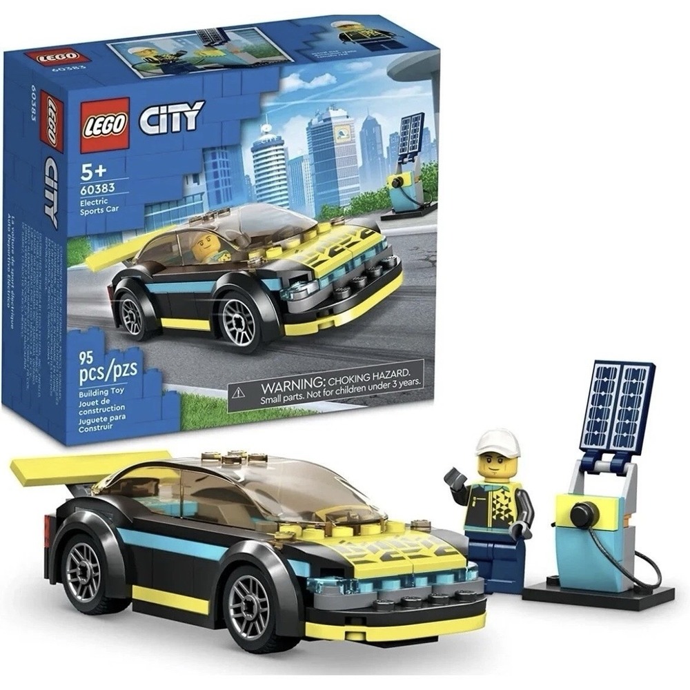 LEGO® CITY: Electric Sports Car (60383) Complete Set W/‎ Manual RETIRED